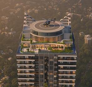 Skyven rooftop lounge at 755 feet above Hyderabad