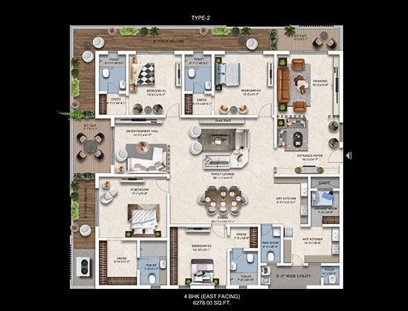 View 2 Floor Plan